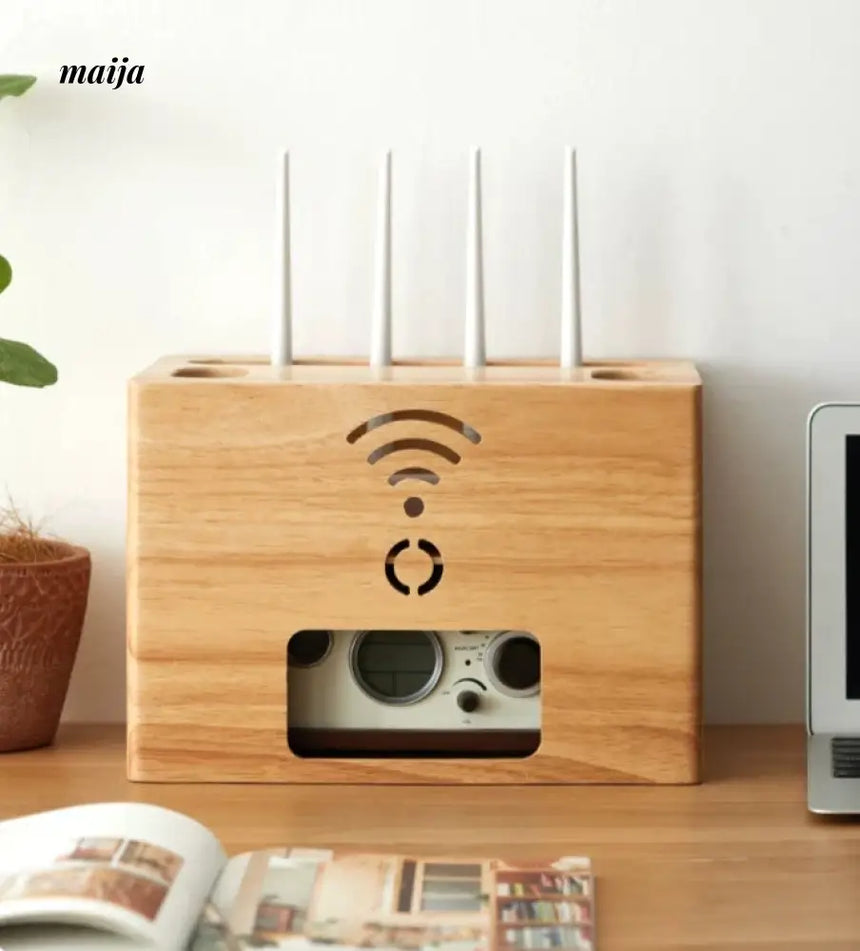 KIMACHI Wooden Router Storage Box from KIMACHI