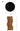 COLOURHUNTER Brand Black Retro Wooden Decorations from maija