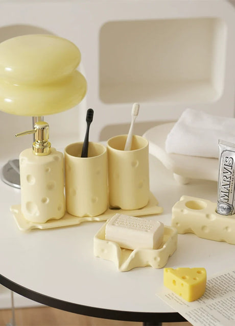 LENYVASEN Elio Cheese-Themed Ceramic Storage from LENYVASEN