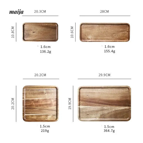 Rectangular Wooden Serving Plate from maija