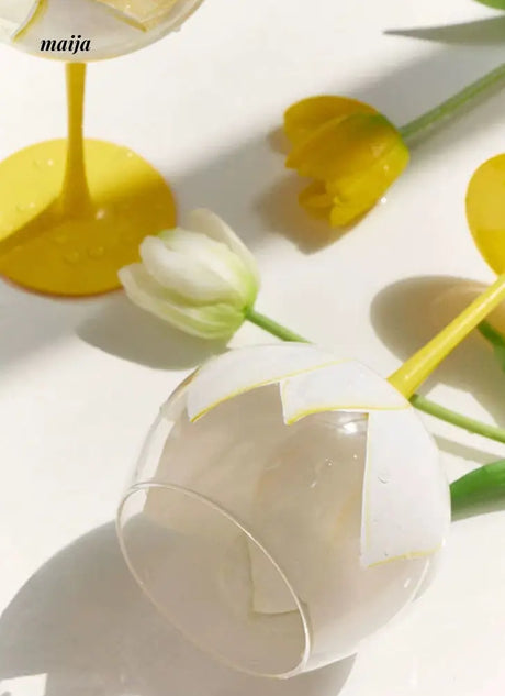 SOREMO Tulip Hand Painted Wine Glass from maija