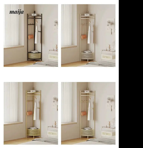 Miriam Coat Hanger with Basket from Kaiyashi