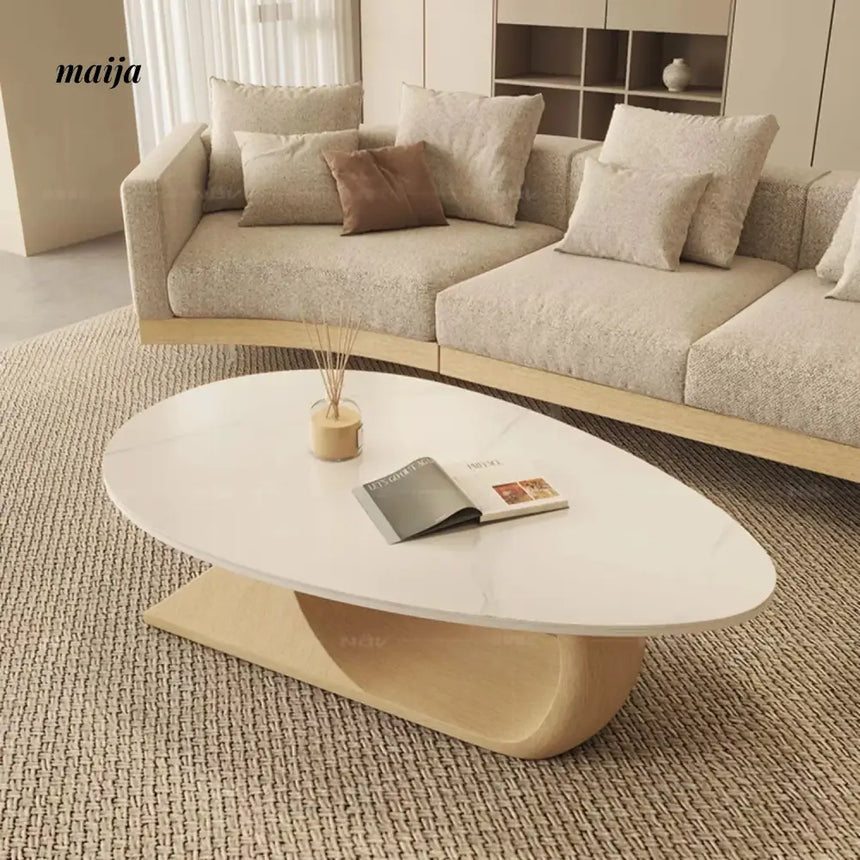NAVI Snow Mountain Stone Top Coffee Table from maija