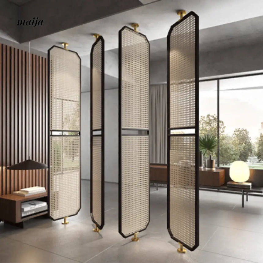 HARUNO Rachel Rattan Partition Wall from HARUNO