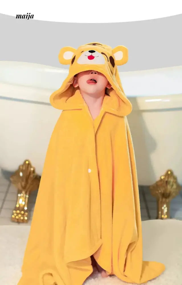 NUANYOU Children's Cartoon Cotton Bathrobe from maija