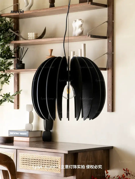LYNN Silent Wind Pumpkin Pendant Lamp from Lynn's Lamp