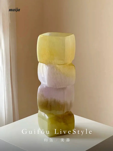 GUIFOU Glazed Floor Standing Vase from GUIFOU