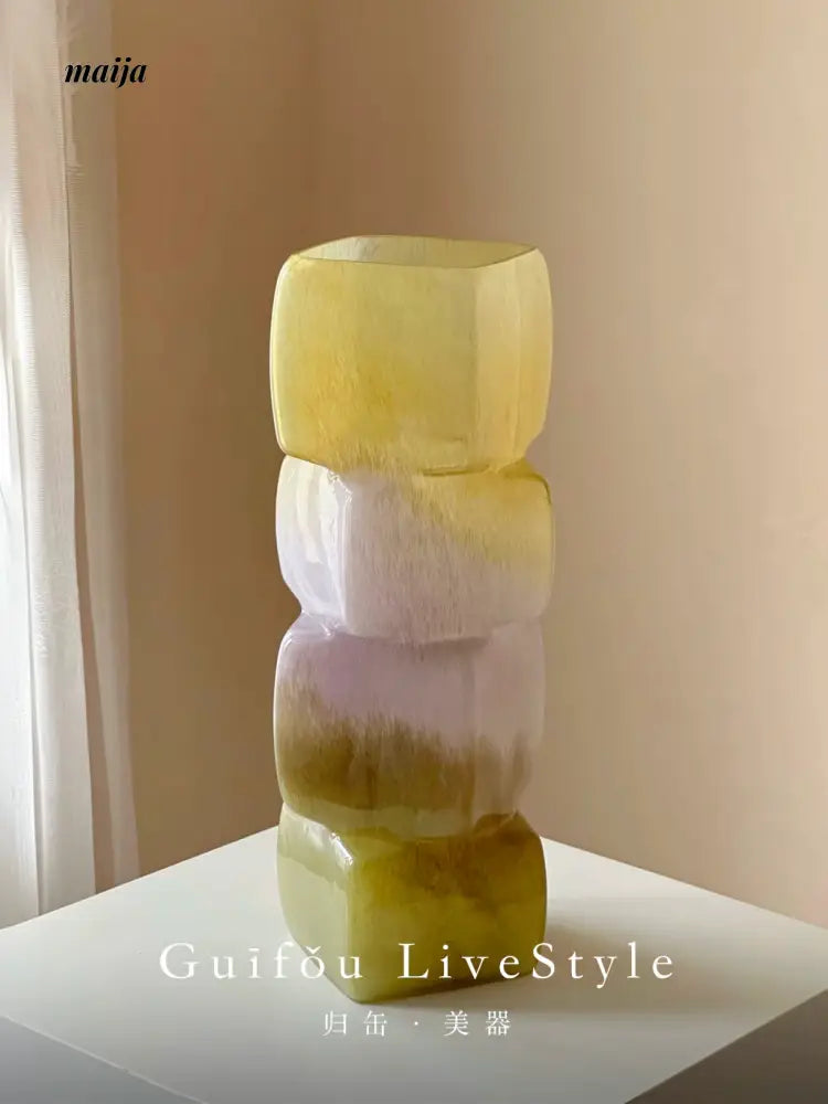 GUIFOU Glazed Floor Standing Vase from GUIFOU