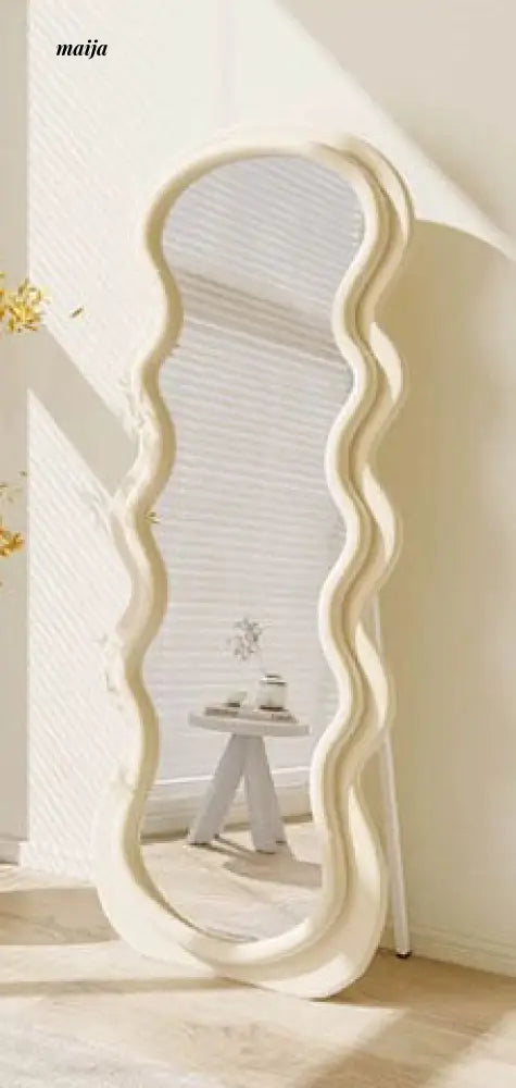Wide Frame Wavy Mirror from Yueyang