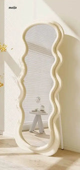 Wide Frame Wavy Mirror from Yueyang