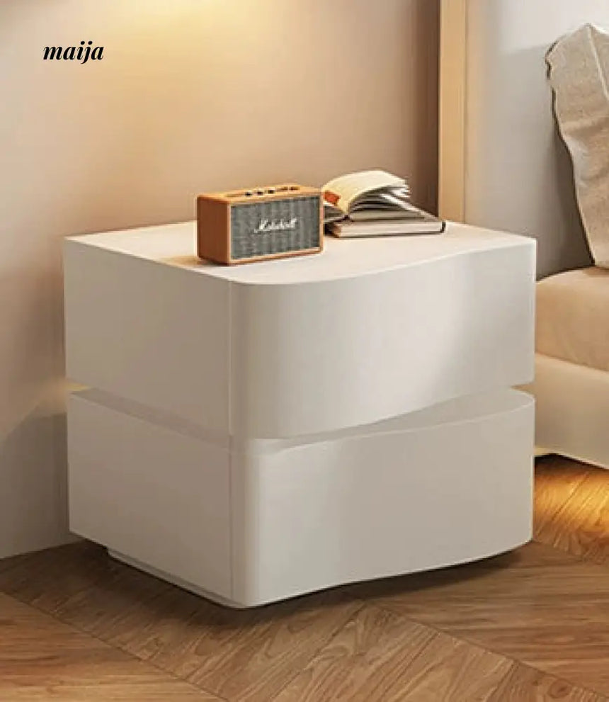 Maddie Solid Wood Bedside Table from maija
