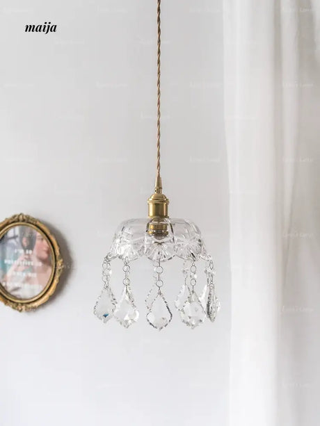 LYNN Retro Brass Ceiling Light from Lynn's Lamp