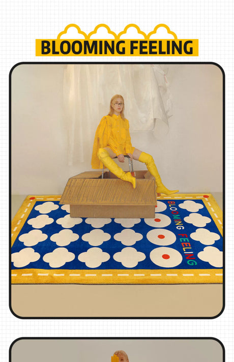 TIPTOE Blooming Feeling Rug from KENZAKI
