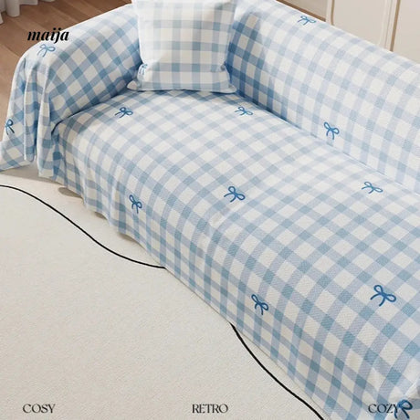 Checkered Sofa Cover from maija