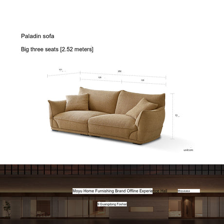 MOYU Isolde Retro Cream Elegant Designer Sofa from MOYU