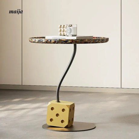 TIDELEADER Dice Side Table from TIDELEADER