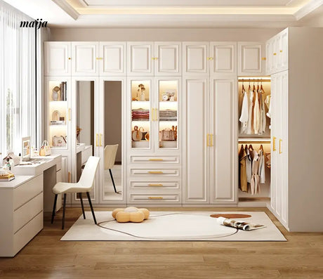White Retro French Style Wardrobe from maija
