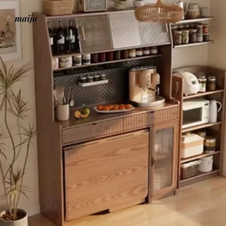 FUYUKI San Diego Retractable Dining Table and Cabinet from FUYUKI