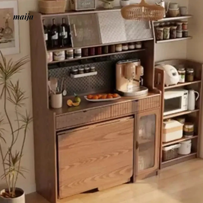FUYUKI San Diego Retractable Dining Table and Cabinet from FUYUKI