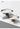 COLLECT TIME Scandinavian Coffee Table with Wooden Base from COLLECT TIME
