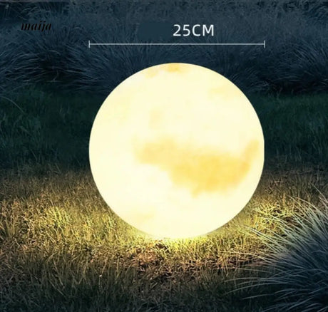 GVG Solar-Powered Waterproof Moon Garden Lamp from Kaiyashi