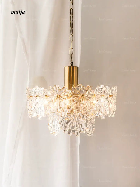 LYNN French Glossy Retro Ceiling Lamp from Lynn's Lamp
