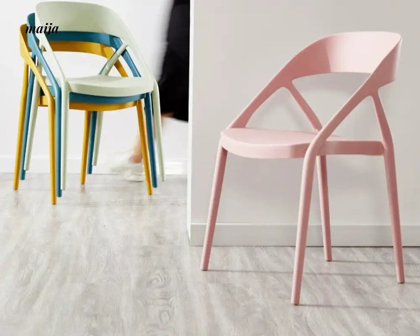 (Set of 2) Haines Plastic Dining Chair