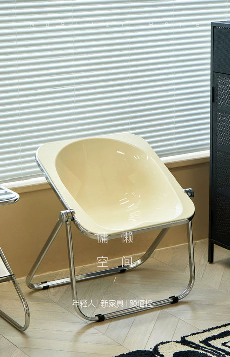 LAZYSPACE Noah Transparent Folding Chair from LAZYSPACE
