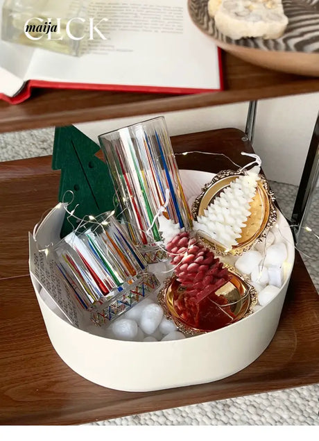 CLICK Hand-Painted Glass Whiskey Cup Italian Retro Style from CLICK