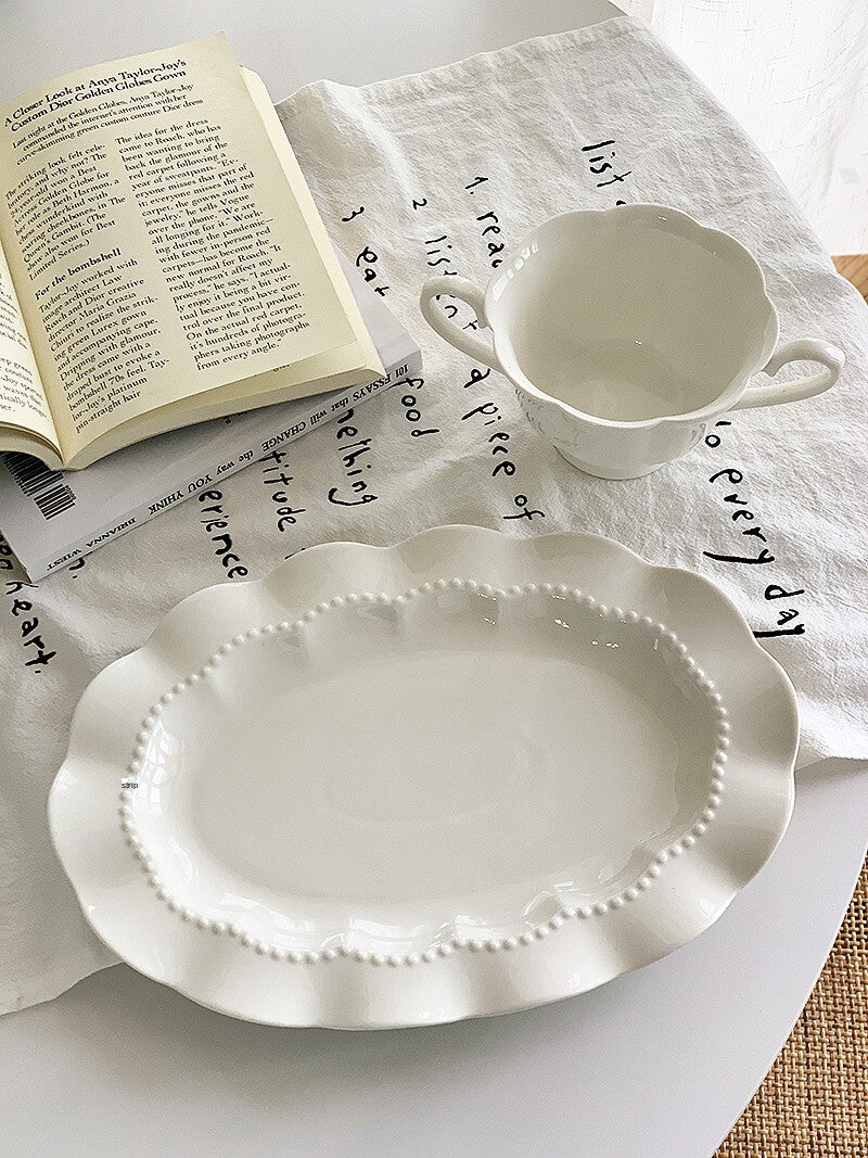 YASUKI Anabelle Elegant Pure White Ceramic Cookware Set from YASUKI