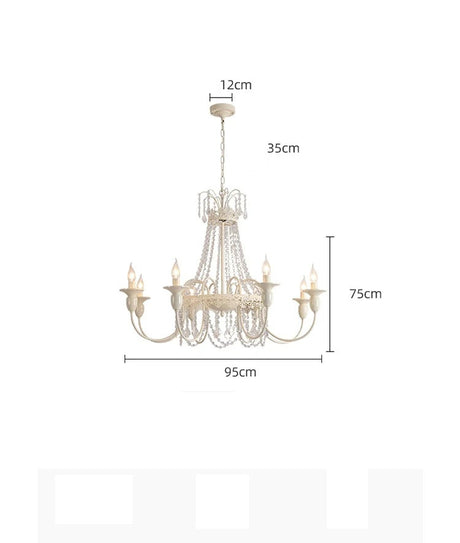 ALISA Genevieve French Cream Ceiling Lamp from ALISA