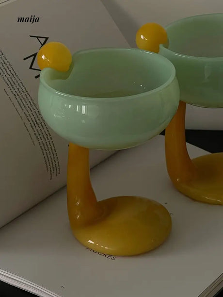 Cartoon Duck Feet Cocktail Glass from maija
