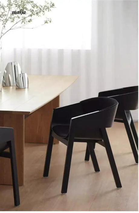 MIKA Armrest Solid Wood Designer Chair from MIKA