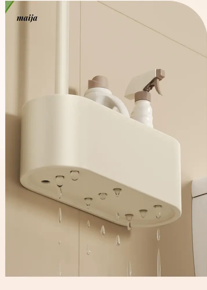 COMFBATH Cream Style Wall-Mounted Toilet Brush from COMFBATH