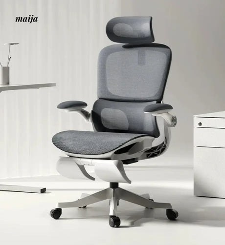 Black and White P53 Computer Chair from Hbada