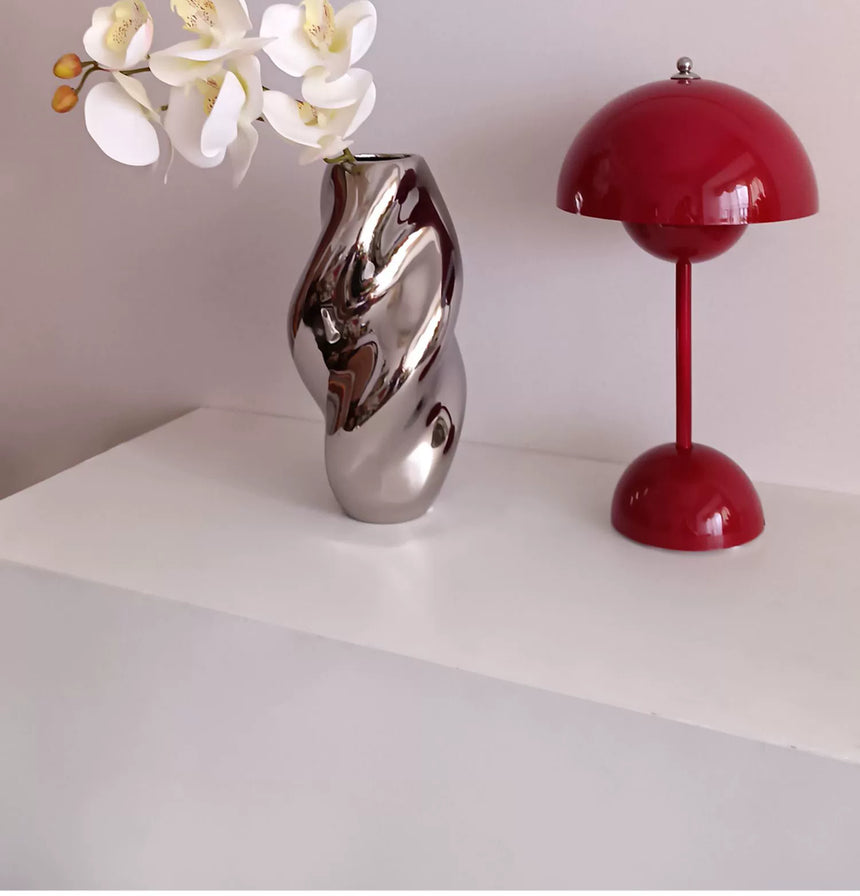 TODAYARTIST Celeste Creamy Silver Ceramic Jewelry with French Flair from TODAYARTIST