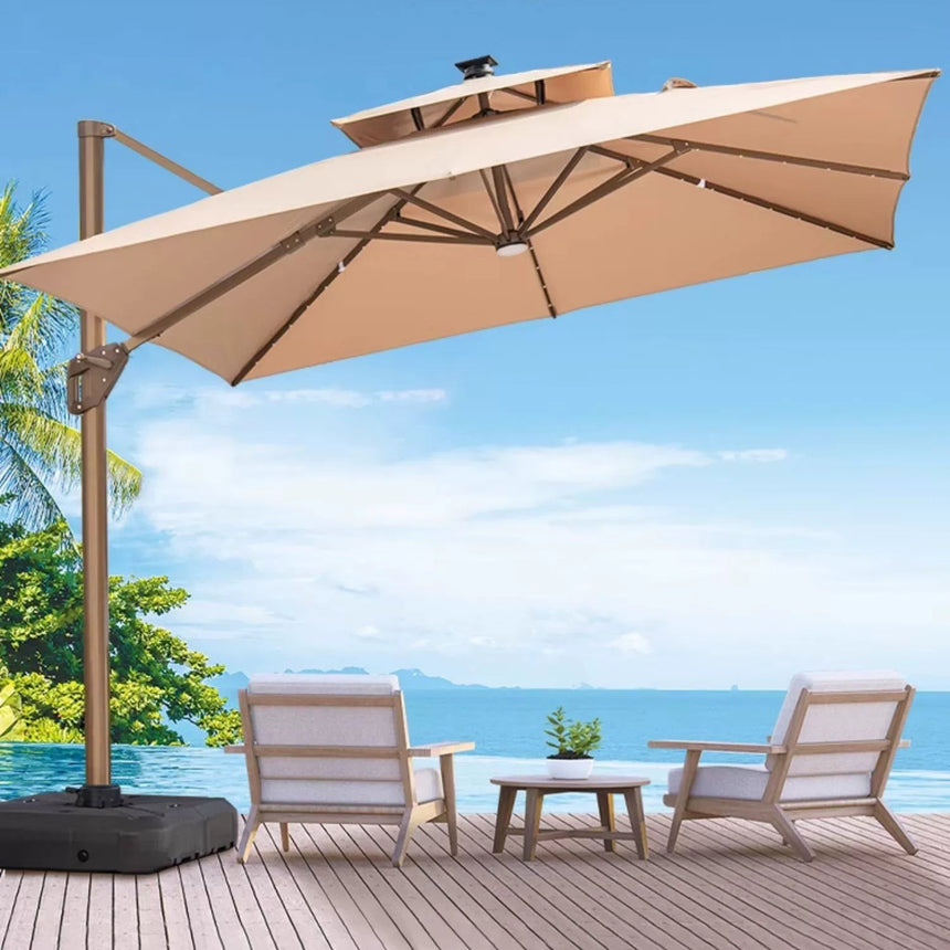 MOJIA Valeria European-Style Roman Garden Umbrella for Shade & Elegance from MOJIA