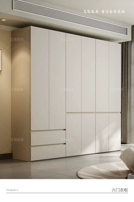 AIWO Odette Cream Ceiling-High Wardrobe for Small Apartments from AIWO