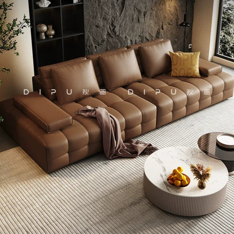 DIPU Alani Villa Modern Leather Sofa from DIPU