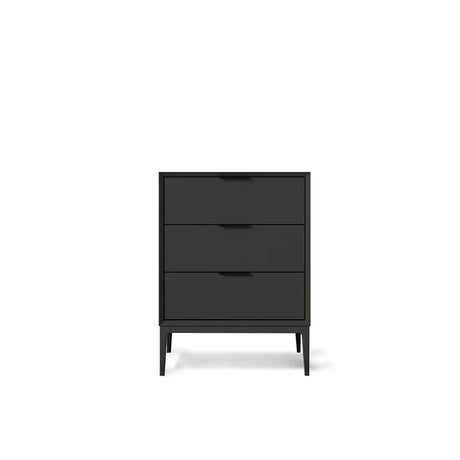 LINYUE Astrid Nordic Solid Wood Four-Drawer Retro Cabinet from LINYUE