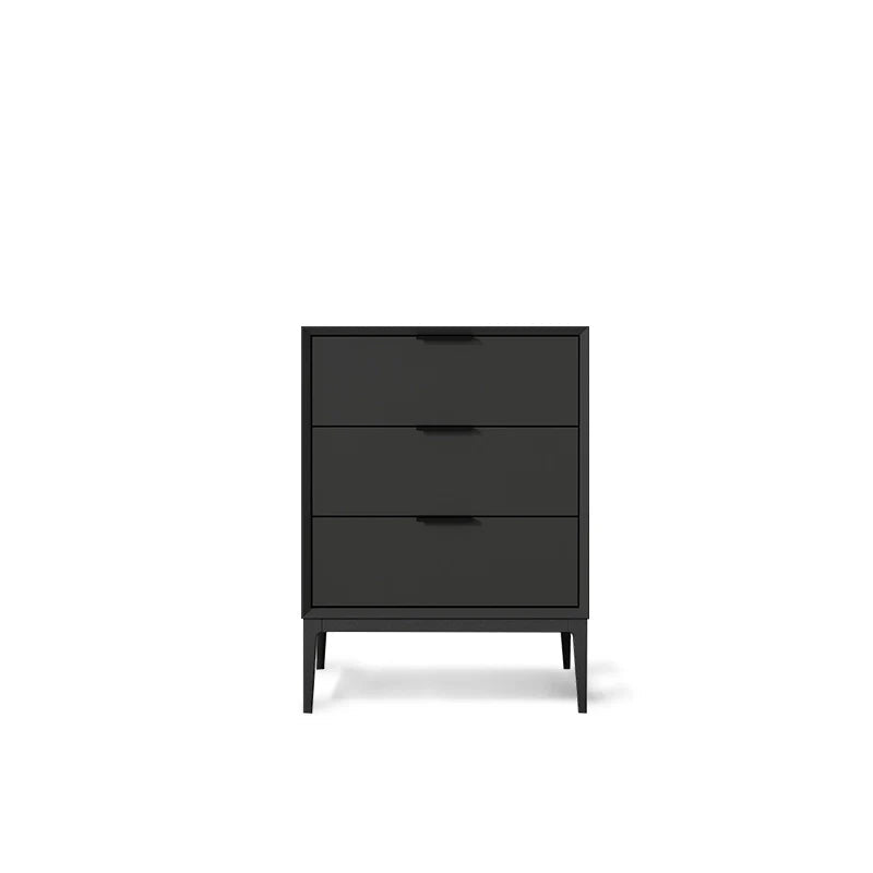 LINYUE Astrid Nordic Solid Wood Four-Drawer Retro Cabinet from LINYUE
