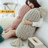 MAN YUE HOME INS Wool Knitted Pillow with Decorative Appeal from MAN YUE HOME
