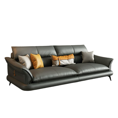 DIPU Hugh Minimalist Leather Modern Sofa from DIPU