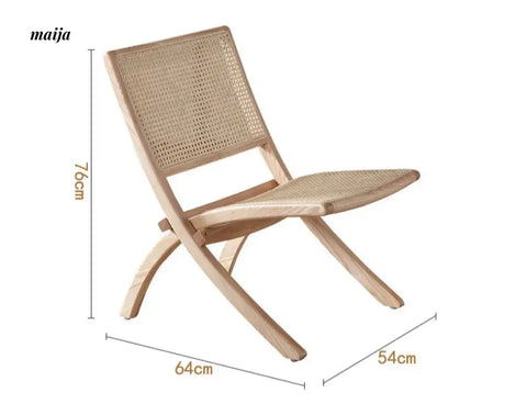 RATTAN CRAFTSMAN Folding Rattan Chair from RATTAN CRAFTSMAN