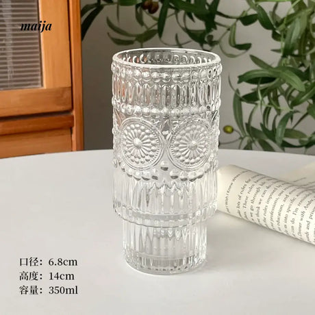 BANKE Vintage Relief Stackable Glass from BANKE