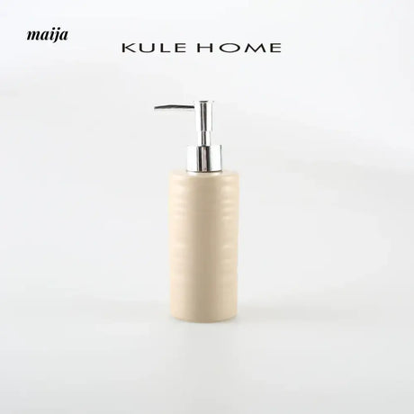 KULE HOME Ceramic Scandinavian Lotion and Shampoo Bottle from KULE HOME