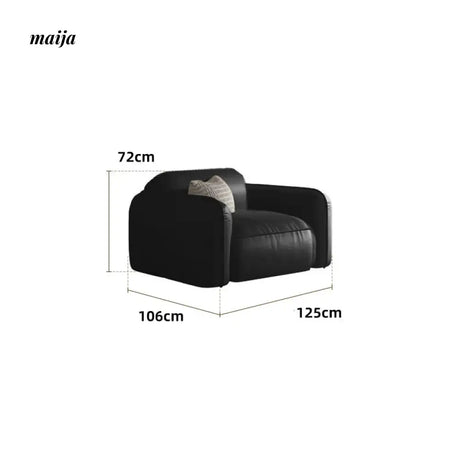 DOSMARS Hugo Retro Leather Sofa from DOSMARS