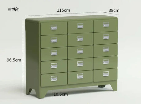 PUMPKIN BOX Japanese Retro Iron Drawer Cabinet from PUMPKIN BOX
