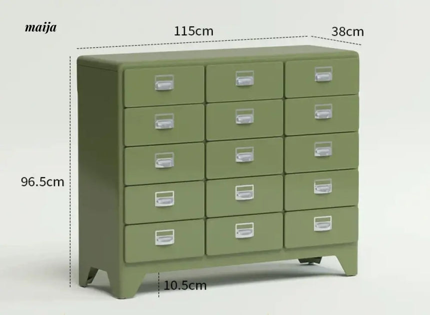 PUMPKIN BOX Japanese Retro Iron Drawer Cabinet from PUMPKIN BOX