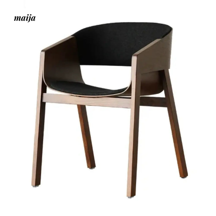 MIKA Armrest Solid Wood Designer Chair from MIKA